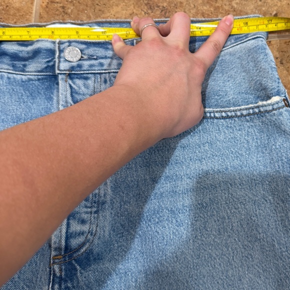 New AGOLDE 90'S Pinch Waist High Rise Straight Sz 30 In Infinite Capsule Staple - Picture 11 of 13